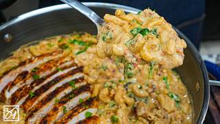 Perfect Tuscan Chicken Mac and Cheese at Home!