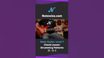 Rhythm Guitar Strum Patterns For Beginners (1 - 3 -)