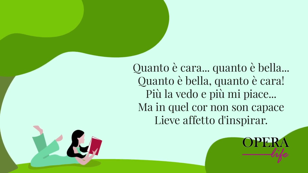 Quanto è bella, quanto è cara - L'elisir d'amore: Luciano Pavarotti - Lyrics