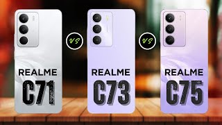 Realme C71 5G VS Realme C73 5G VS Realme C75 5G 🔥 What's New