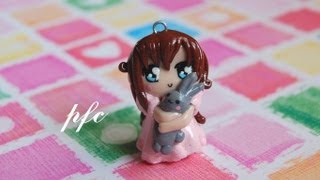 DIY Sweet Dreams Chibi Polymer Clay Charm Tutorial