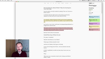 How to Use Hemingway Editor for Self-Editing Your Writing