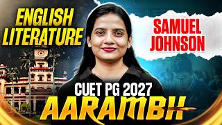 CUET PG English Literature 2026 | CUET PG English Samuel Johnson | CUET PG English PYQs