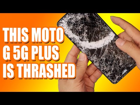 كيفية إصلاح الشاشة المكسورة والمنحنية Moto G 5G Plus بأمان [20...