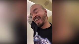 REACCION DE J BALVIN A LA TIRADERA DE RESIDENTE