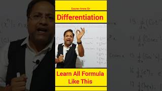 Differentiation All Formulas | Differentiation Tricks | Differentiation Shortcuts | Sir Gaurav Arora