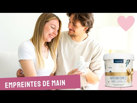 Empreinte de main DIY pour les couples