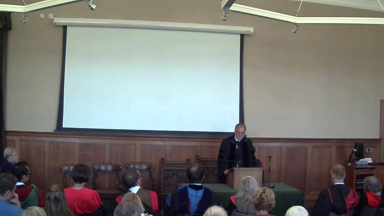 Opening Lecture by Emeritus Professor Larry Hurtado 2014