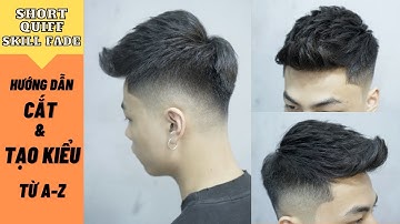 #TOCMUAHE | Short Quiff _ Skill Fade | Hướng Dẫn Chi Tiết Từ A - Z | Ng. Tuấn Barber 17