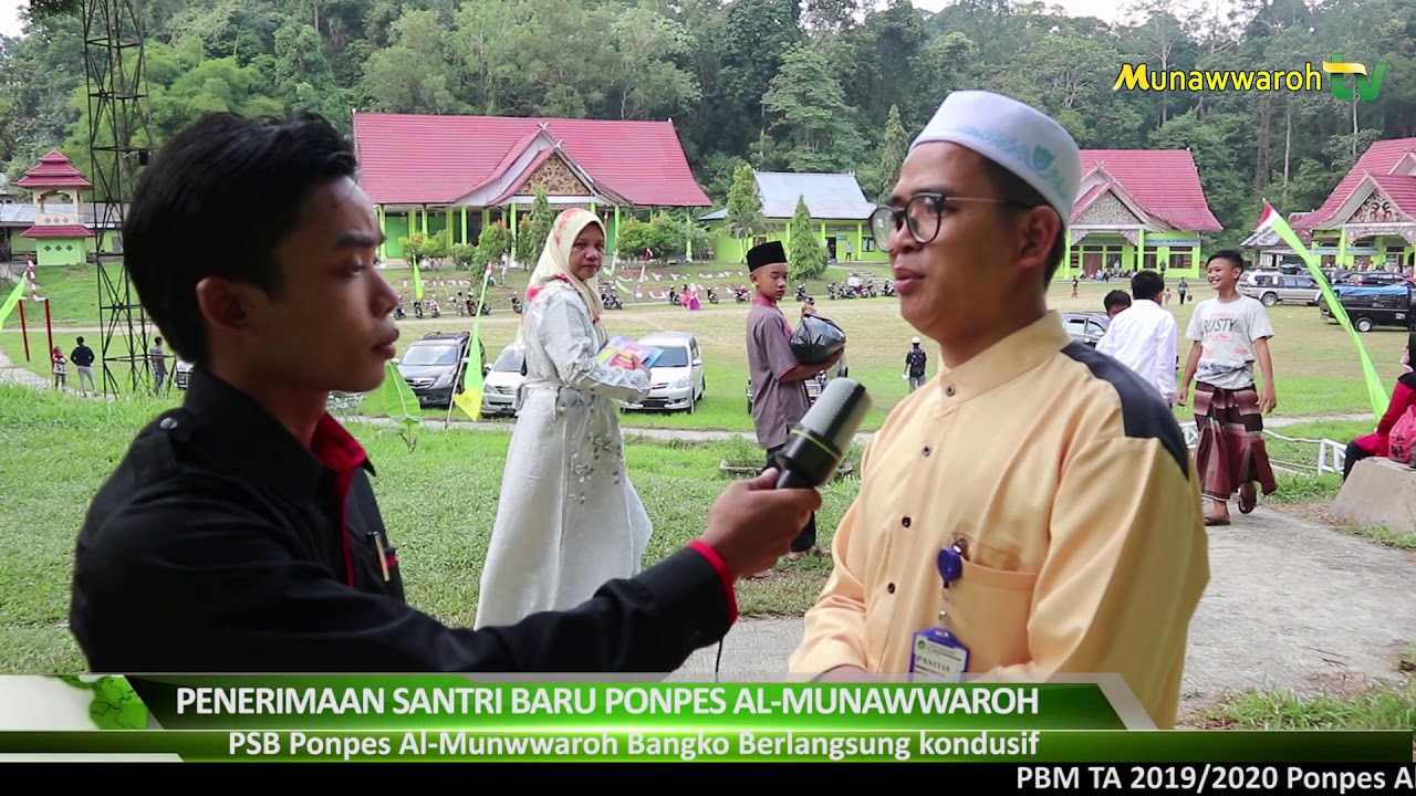 PENERIMAAN SANTRI BARU PONPES AL-MUNAWWAROH BERLANGSUNG KONDUSIF