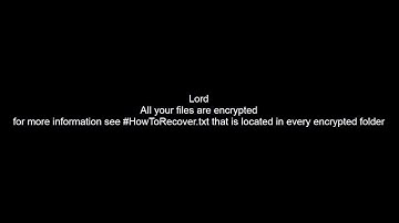 Lord ransomware (.rmg virus) - how to remove?