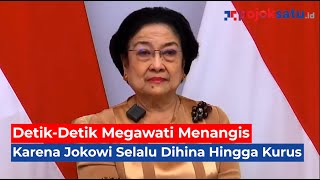Detik-Detik Megawati Menangis Melihat Presiden Jokowi Dihina Hingga Kurus Memikirkan Rakyat