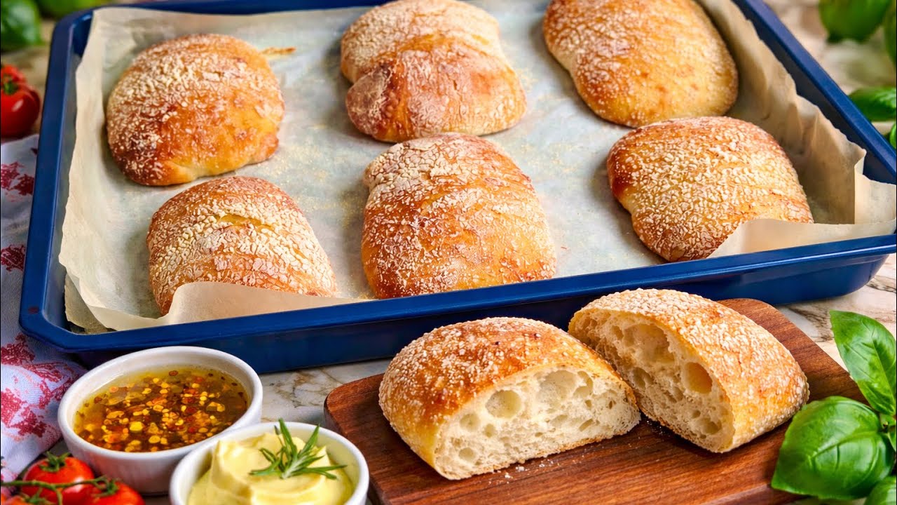 خبز بدون عجن باسهل طريقة مع تسوية بديله لفرن البخار