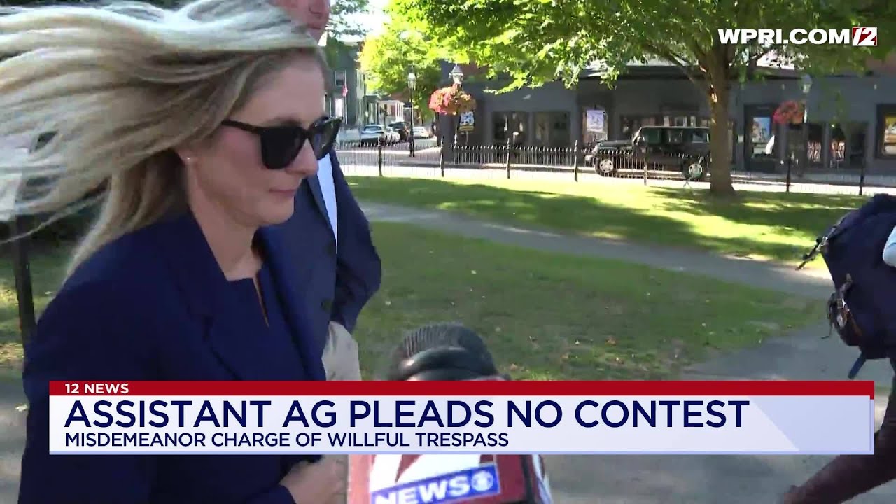 Video Now: Assistant AG pleads no contest to trespassing charge - YouTube