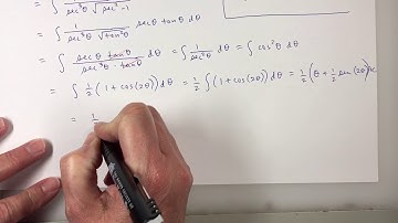 Calc 2, Integration Using Trig Substitution, 1/31/17, video 1 of 6