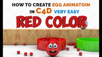 How to Create Egg Animation for kids Learning in Cinema 4D Tutorial