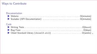 I Wanna Be a Chisel/FIRRTL Developer