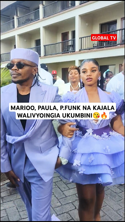MARIOO, PAULA, P.FUNK NA KAJALA WALIVYOINGIA UKUMBINI😘🔥 #kajala #paula #marioo #globaltv #shorts