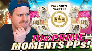 500K FOR THIS?! 10X ICON MOMENTS PLAYER PICKS! FIFA 21 Ultimate Team