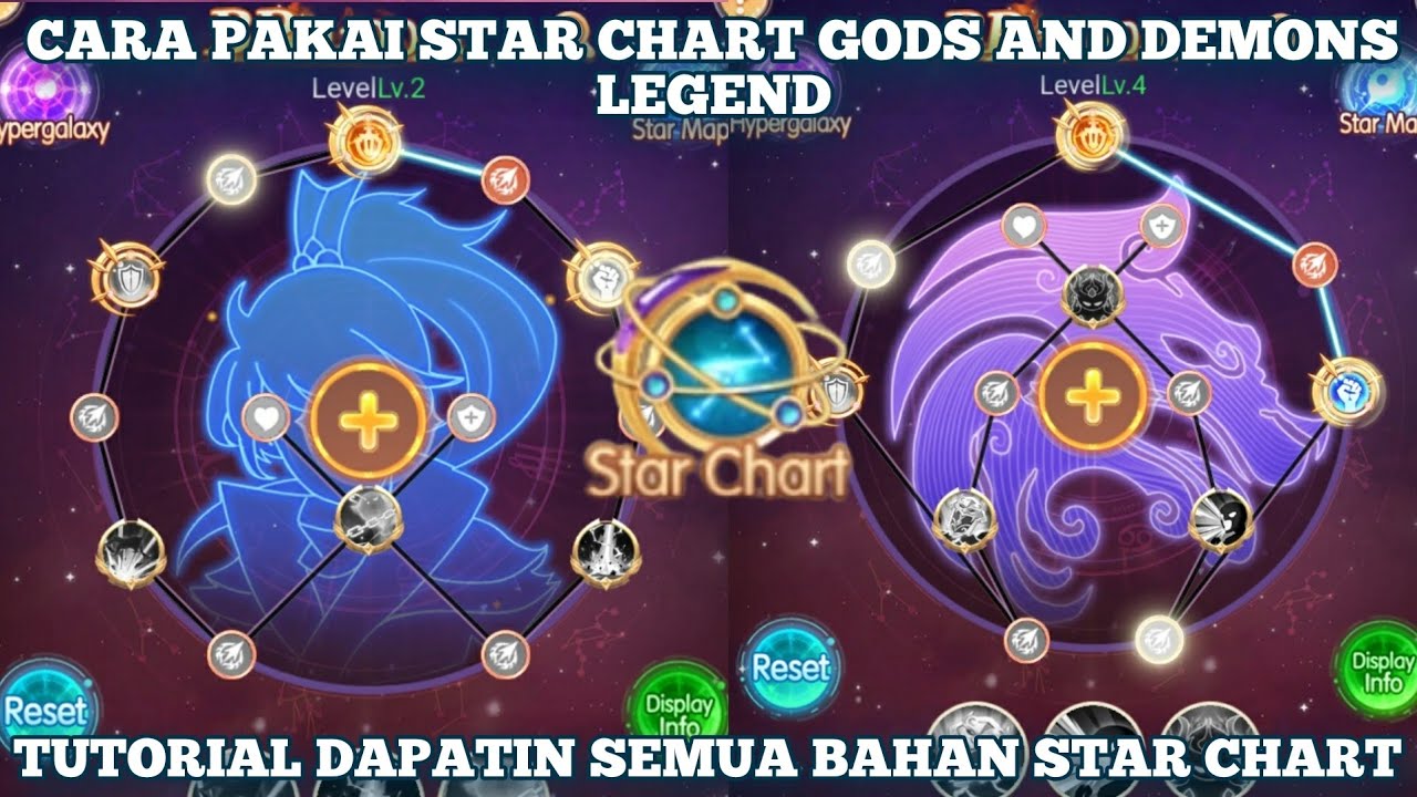 Cara Pakai Star Chart Gods And Demons Legend 2023 ! Tips Terbaru Gods ...