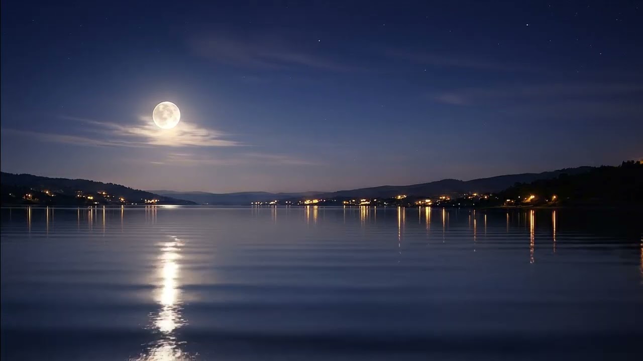 Moonlit Sleep Ambience 🌙 Deep Calm Music for Rest & Night Relaxation