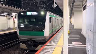 E233系7000番台ハエ124編成西大井発車
