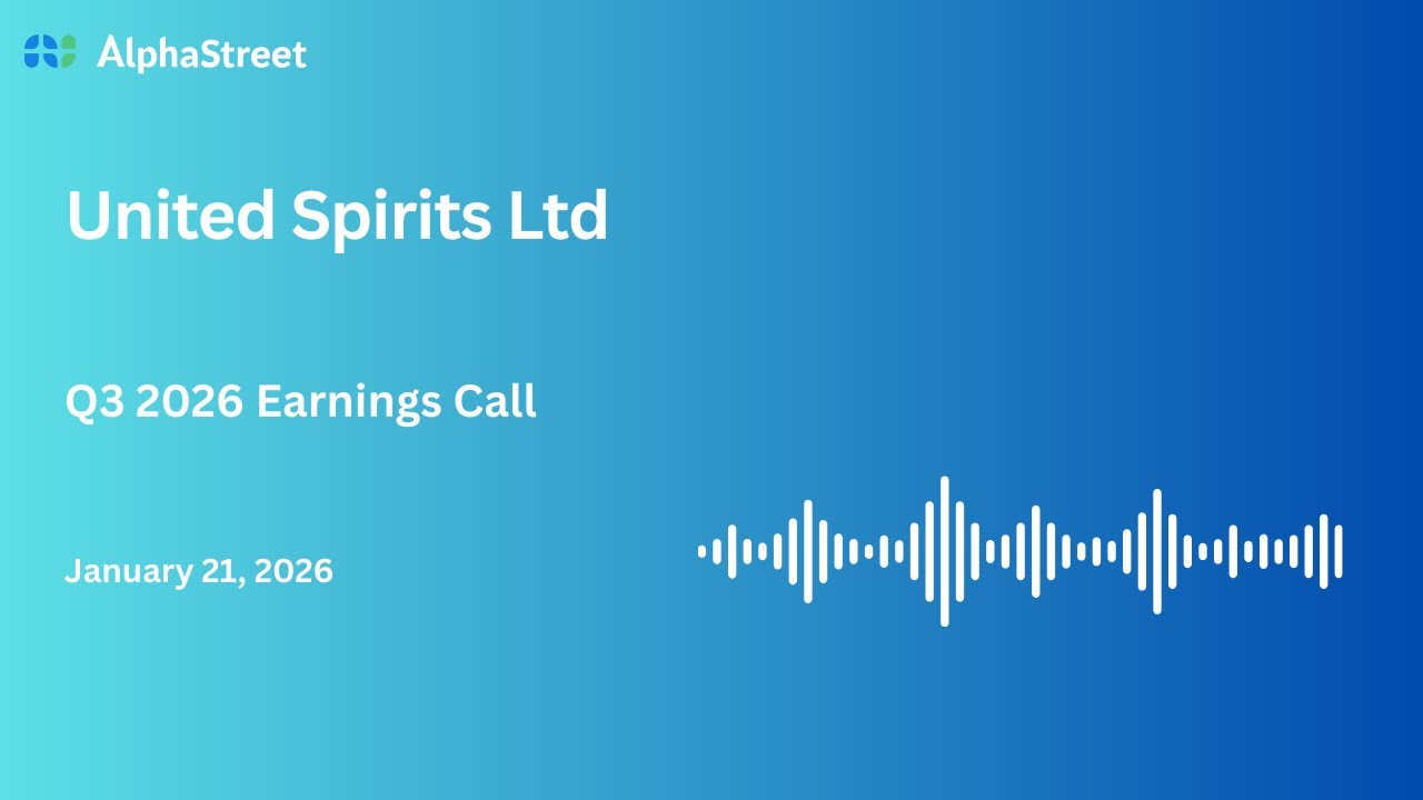 United Spirits Ltd Q3 FY2025-26 Earnings Conference Call