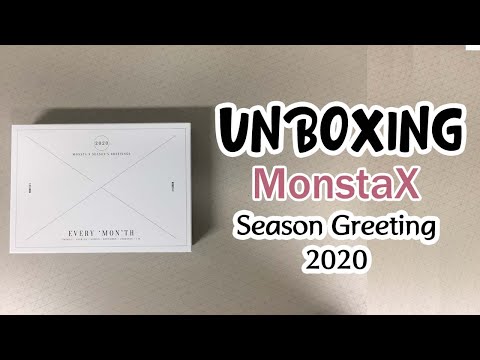 몬스타엑스 2020 시즌그리팅 개봉 후기