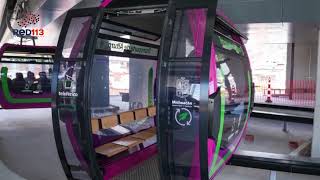 Senderos seguros del teleférico de Uruapan garantizan trayectos más dignos para todas