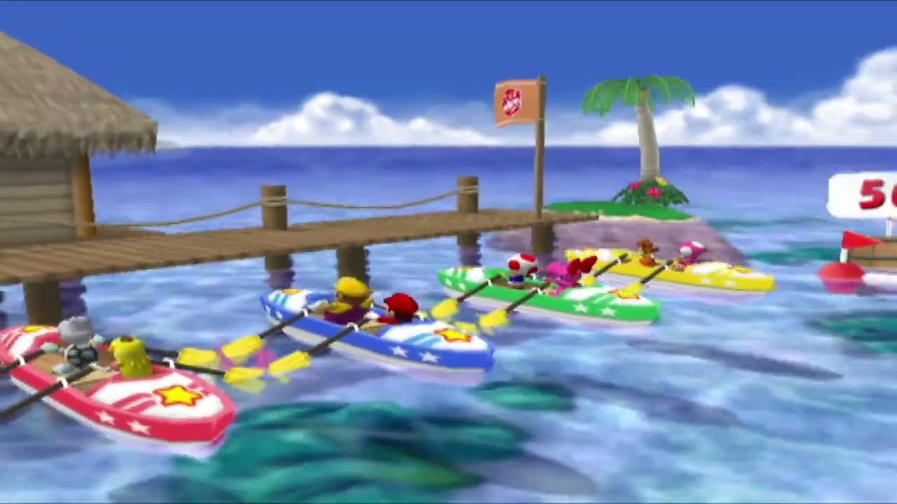 Mario Party 7- 8-Player Ice Battle
