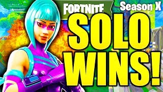 HOW TO WIN SOLO IN FORTNITE SEASON X TIPS! HOW TO BE GOOD AT FORTNITE SEASON 10 TIPS AND TRICKS!