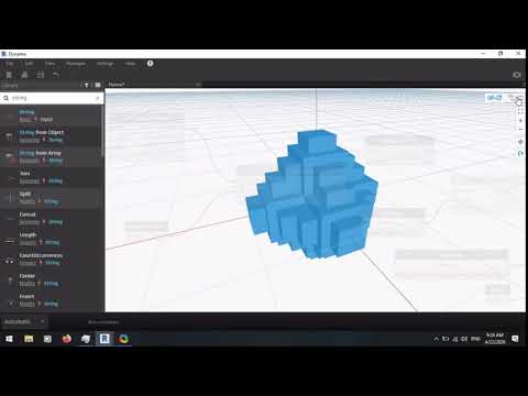 Dynamo Revit || Recursive Cubs || Easen It Nodes
