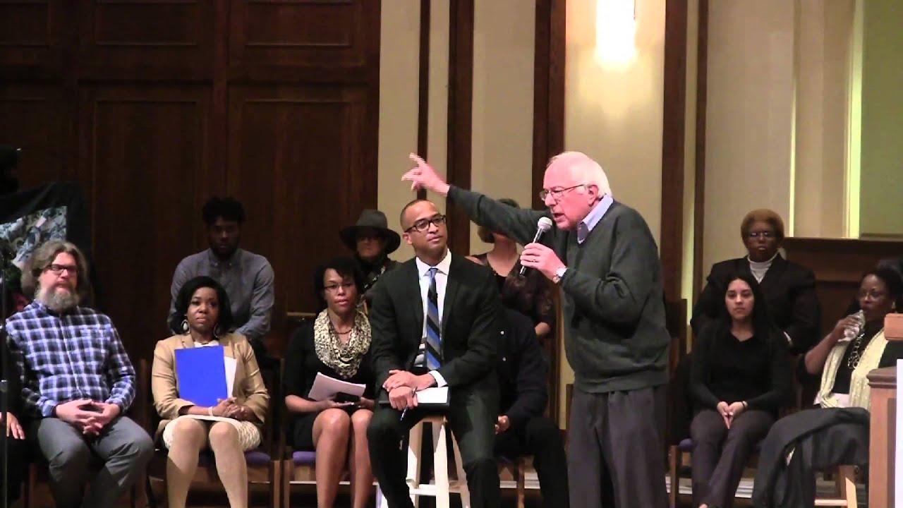 Anthony Newby question to Senator Sanders on targeted investment