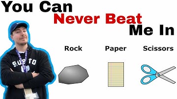 How To Never Lose Rock Paper Scissors Again!