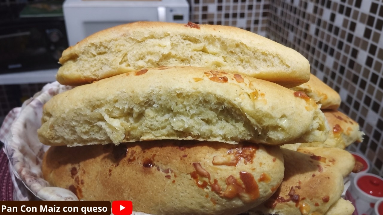 PAN con MAÍZ CON QUESO | Súper Suave, Casero y RENTABLE para VENDER | Receta Paso a Paso