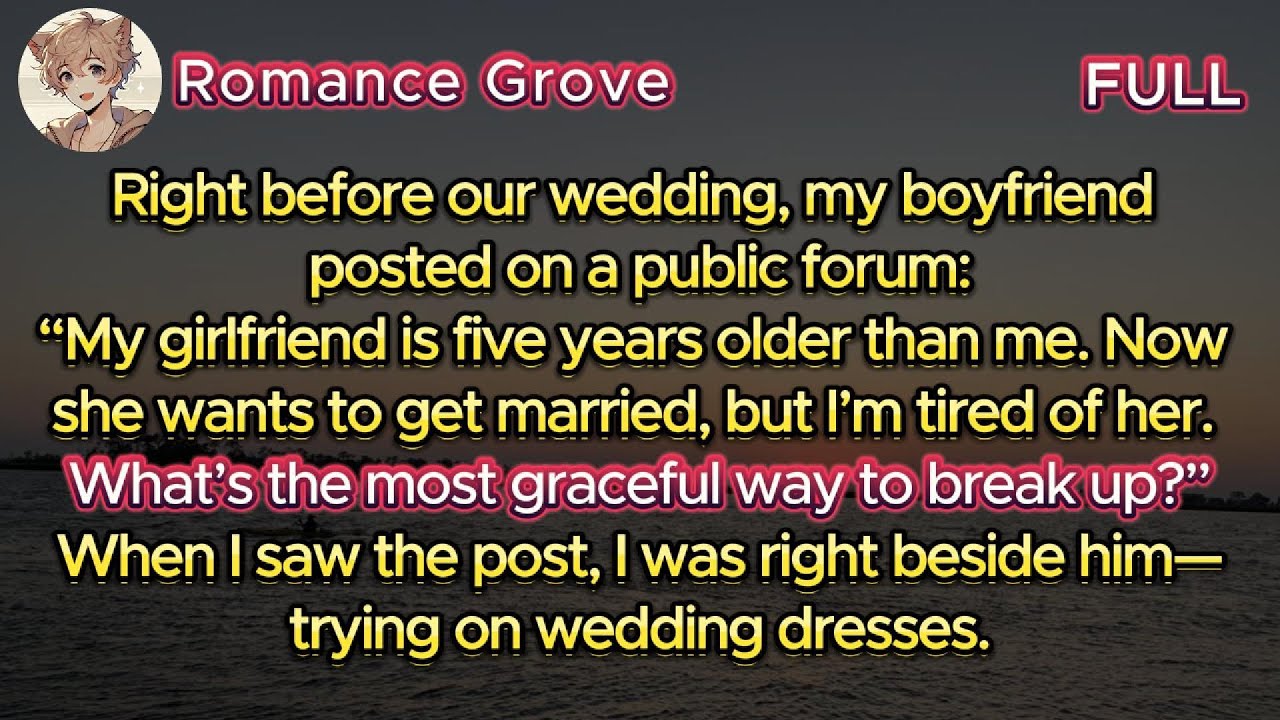 Прямо перед нашей свадьбой я обнаружила его секретный пост: «Она на пять лет старше меня. Я устал…»