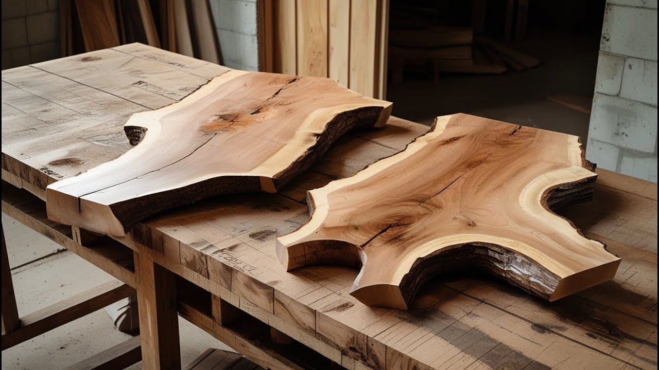 Discarded Logs, Enduring Beauty: Transforming Forgotten Logs into a Coffee Table Masterpiece