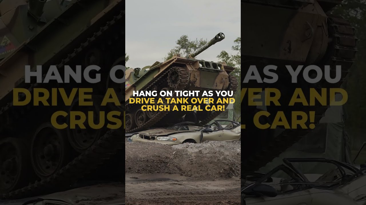 Experience Tank America - Crush A Real Car