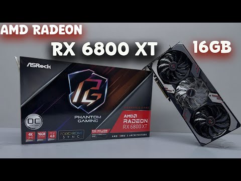 ASRock AMD Radeon RX 6800 XT Phantom Gaming D 16G OC unbox