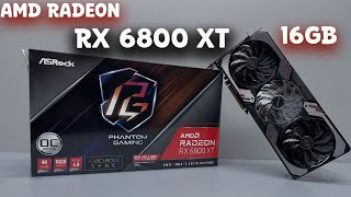 Asrock Amd Radeon Rx 6800 Xt Phantom Gaming D 16G Oc Unbox Install And Game Play