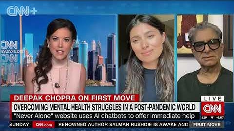Deepak Chopra and Gabriella Wright joins Julia Chatterley on CNN