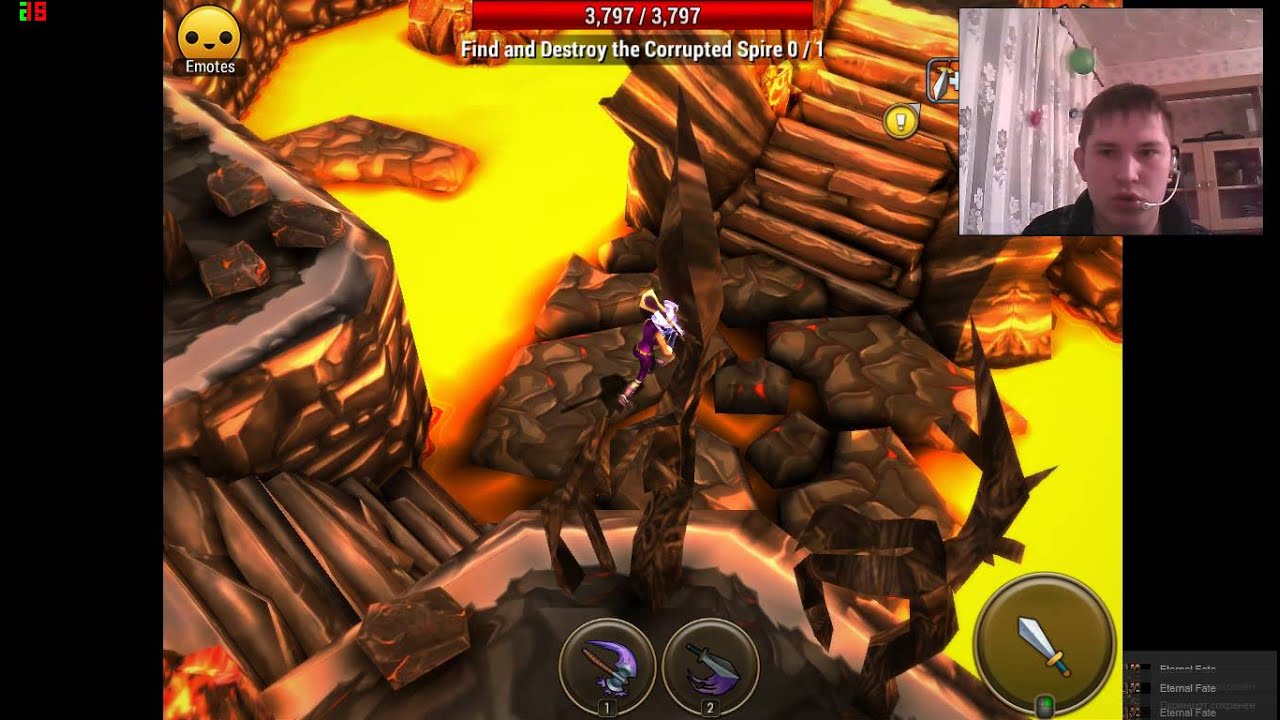 Продолжаем гамить в Eternal Fate! #2 Адское месево в тяжелом режиме!