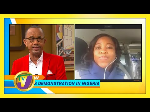 Ajoke Ulohotse Discussing SARS Demonstration in Nigeria - October 21 2020