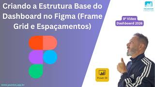 Dashboard 2026 - Criando a Estrutura Base do Dashboard no Figma (Frame, Grid e Espaçamentos)