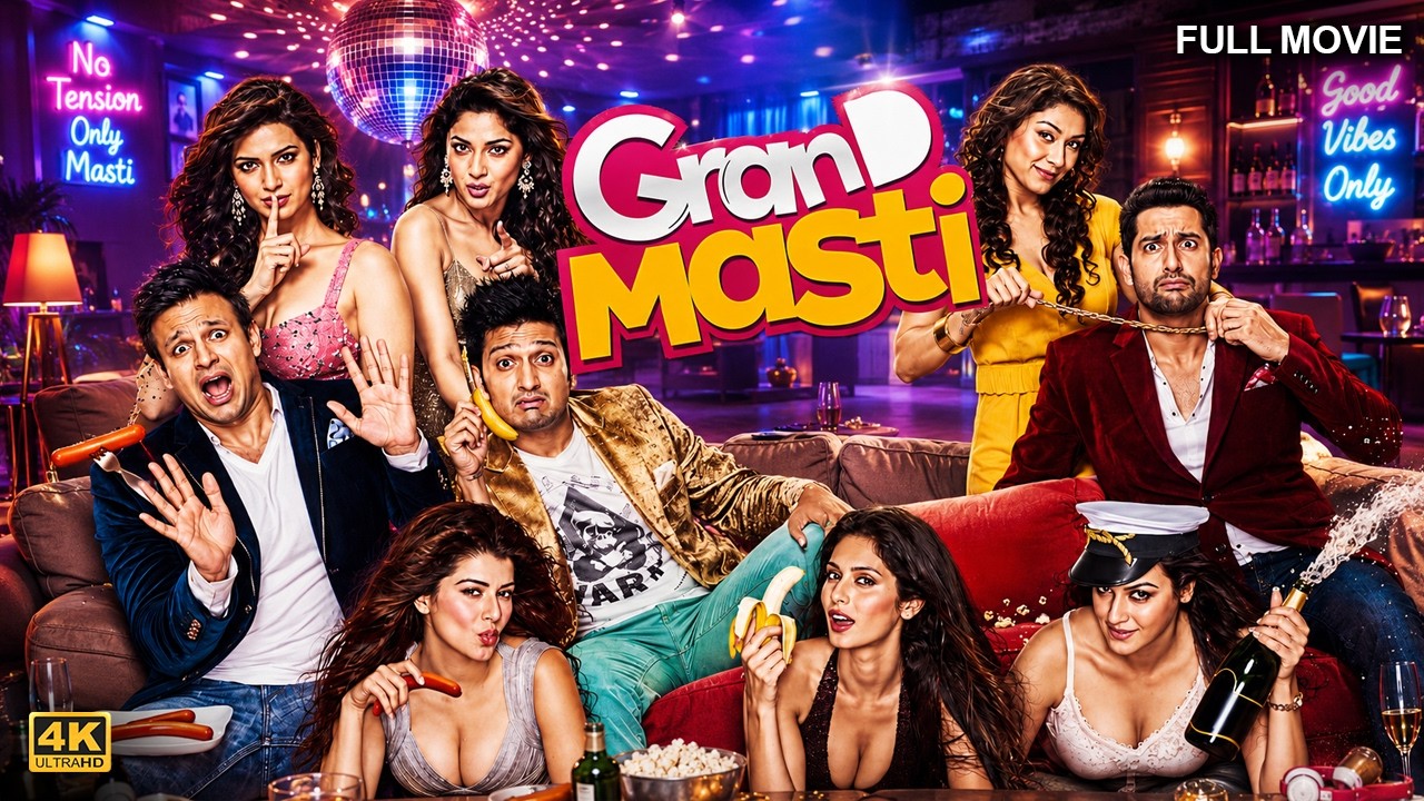 Grand Masti (2013) Full Comedy Movie 4K | Riteish Deshmukh | Vivek Oberoi | Aftab Shivdasani