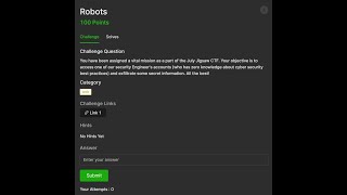 Bugbase July Jigsaw CTF | Robots Solution