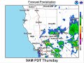 Snow and Rain in NorCal today.