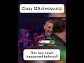 Best checkout of all time?! #darts #crazy #raremoments