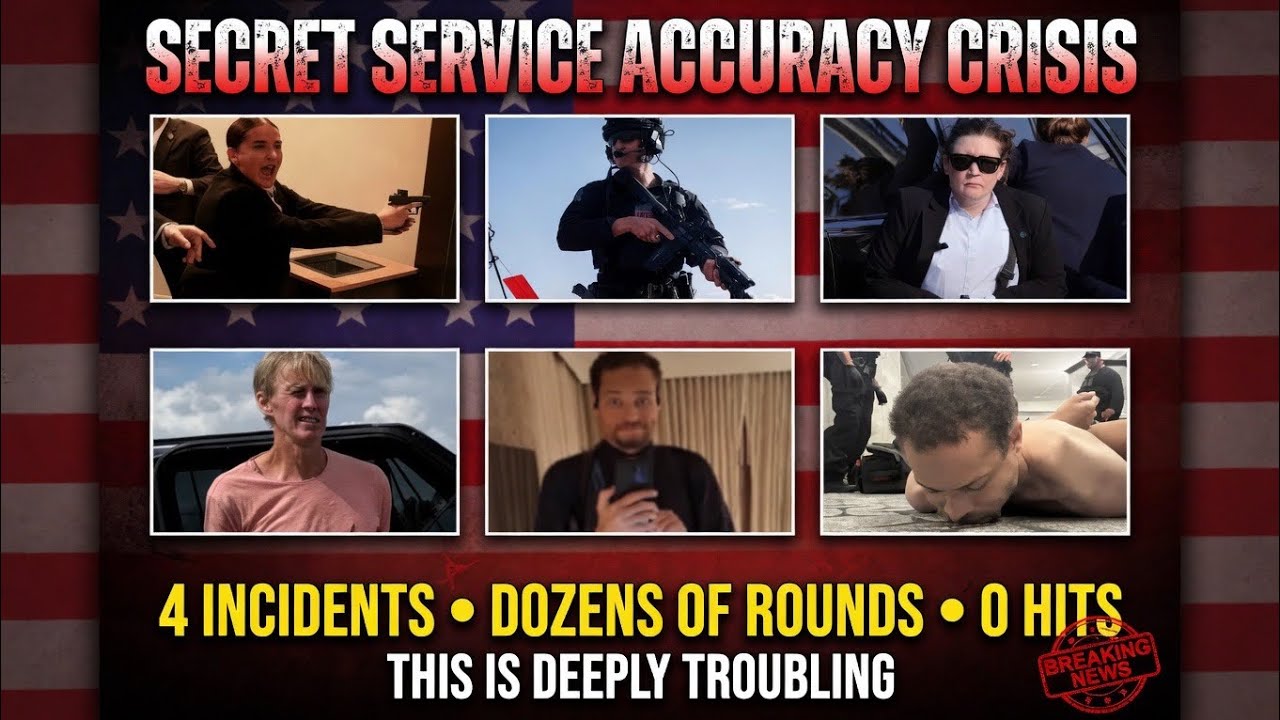 Secret Service Accuracy CRISIS: 4 Incidents, Dozens of Rounds, ZERO Hits | Is President Trump safe?