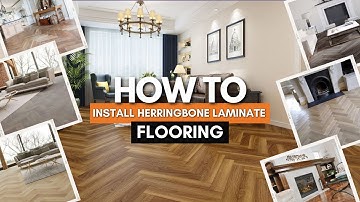 How to Install Herringbone Laminate Flooring - Sideways